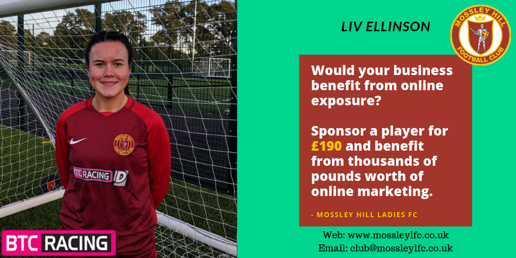 Liv Ellinson Player Sponsor