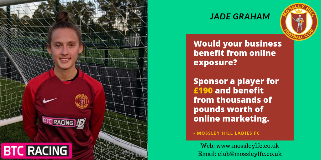 Jade Graham Player Sponsor